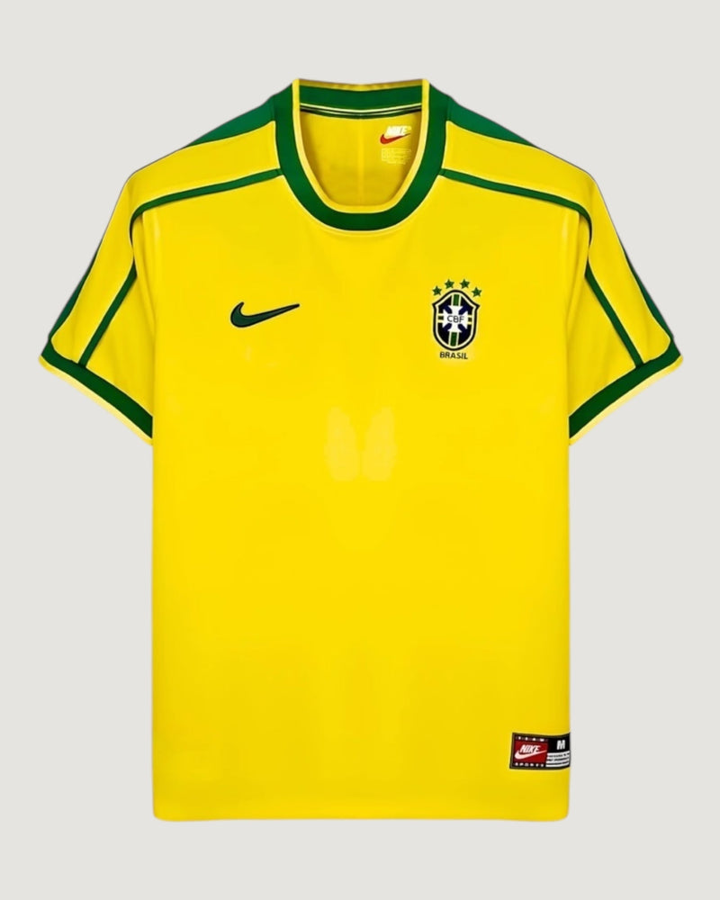 Brésil - Maillot Rétro 1998 - Jaune
