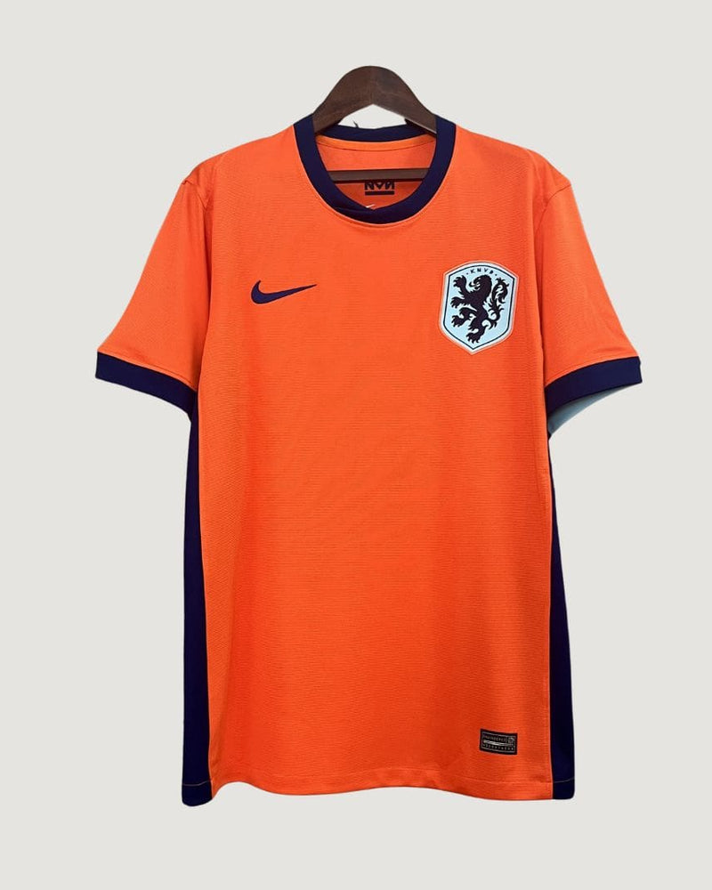 Pays-Bas - Maillot Domicile 24/25 - Orange, Bleu
