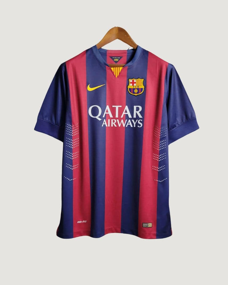 FC Barcelone - Maillot Rétro 14/15 - Bleu, Rouge