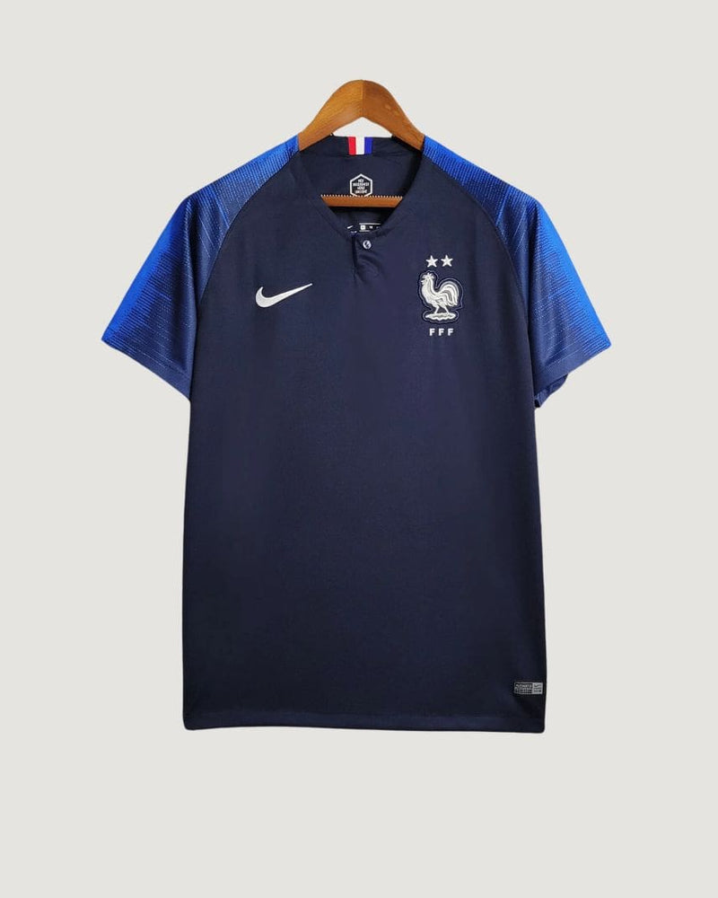 France - Maillot Rétro 2018 - Bleu