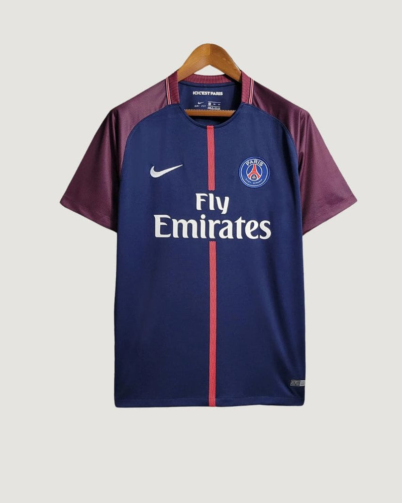 Paris Saint Germain - Maillot Rétro 17/18 - Bleu