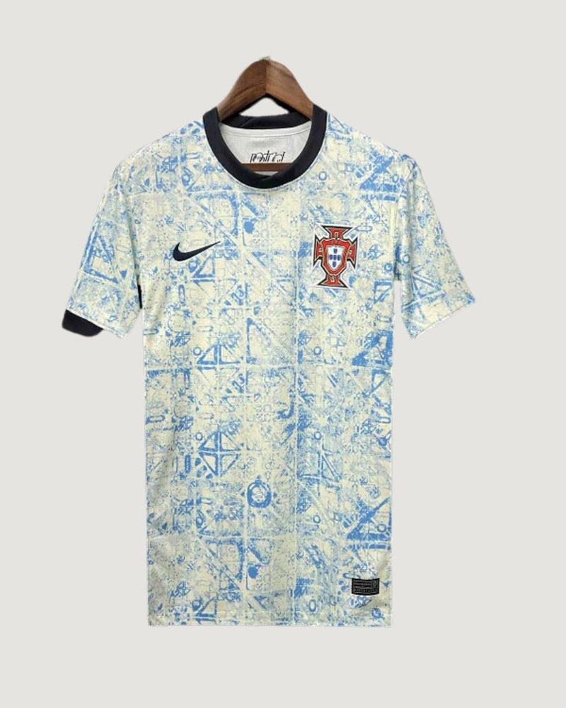 Portugal - Maillot Extérieur 24/25 - Blanc,Bleu