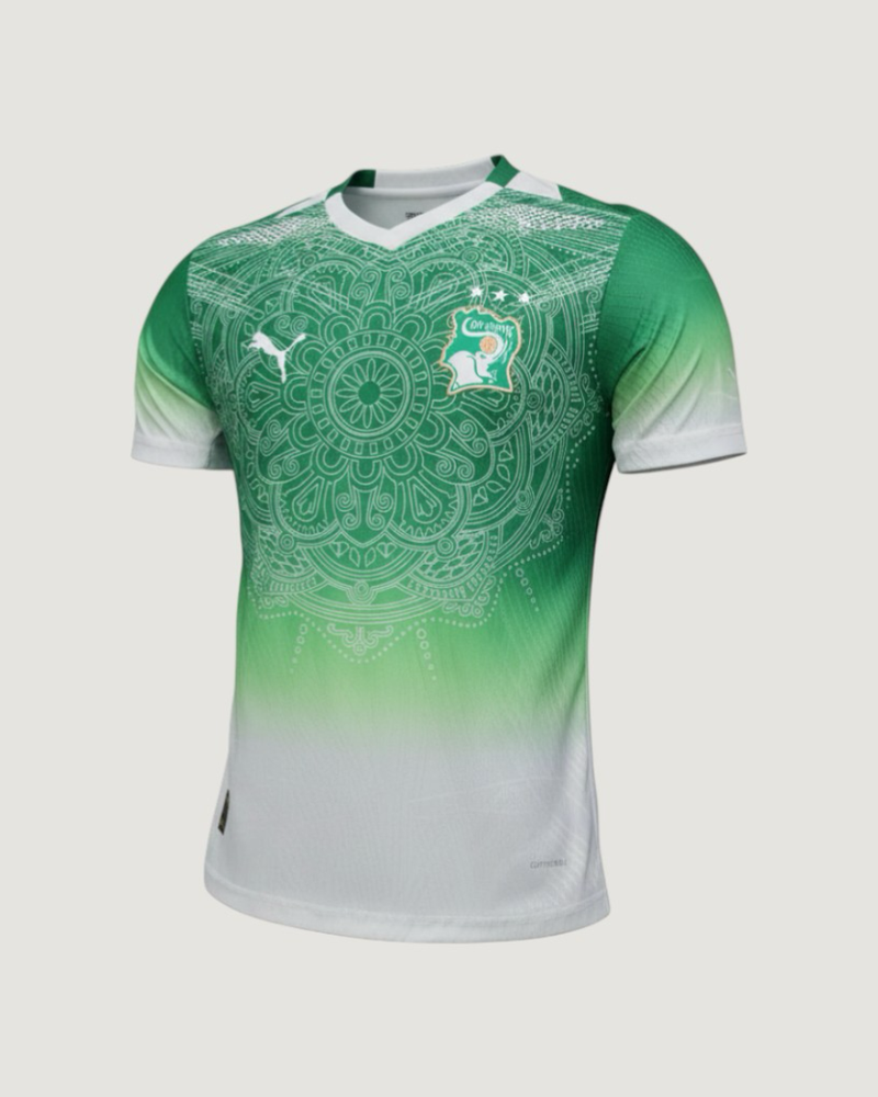 Côte d’Ivoire – Maillot Concept 2026 – Vert, Blanc
