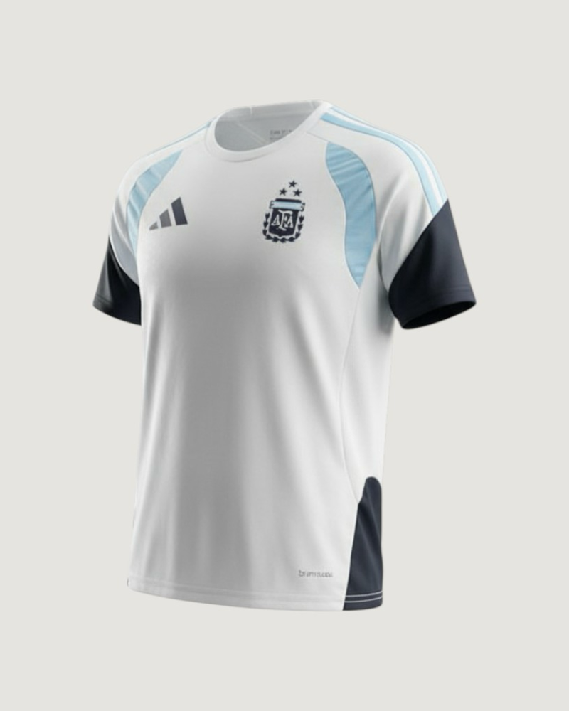 Argentine – Maillot Pré-Match Coupe du Monde 2026 – Blanc, Bleu ciel