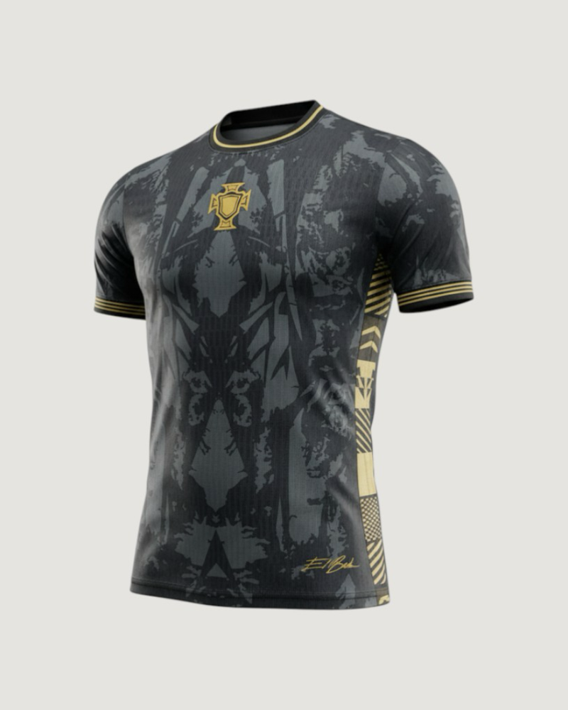 Portugal – Maillot Édition Spéciale 2025-2026 – Noir, Jaune