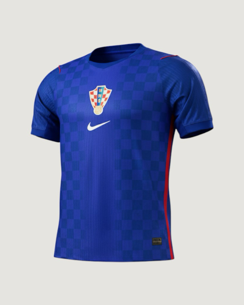 Croatie – Maillot Extérieur Player Version 2026 – Bleu, Rouge
