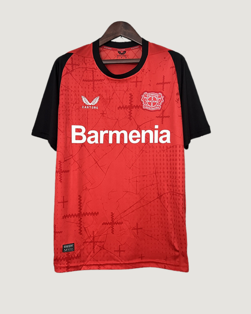 Bayer 04 Leverkusen - Maillot Domicile 24/25 - Rouge, Noir