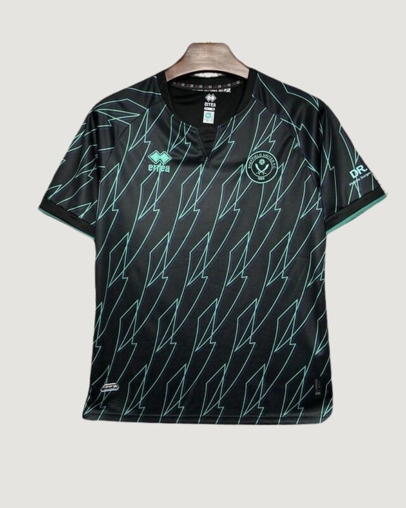 Sheffield United - Maillot Extérieur 24/25 - Noir ( Fan )