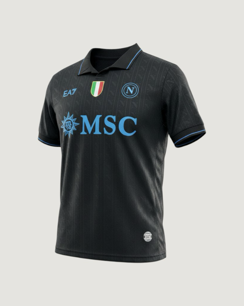 Naples – Maillot Extérieur 2025-26 – noir
