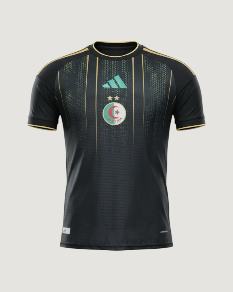 Algérie – Maillot Concept 2025-2026 – Noir, Or, Vert
