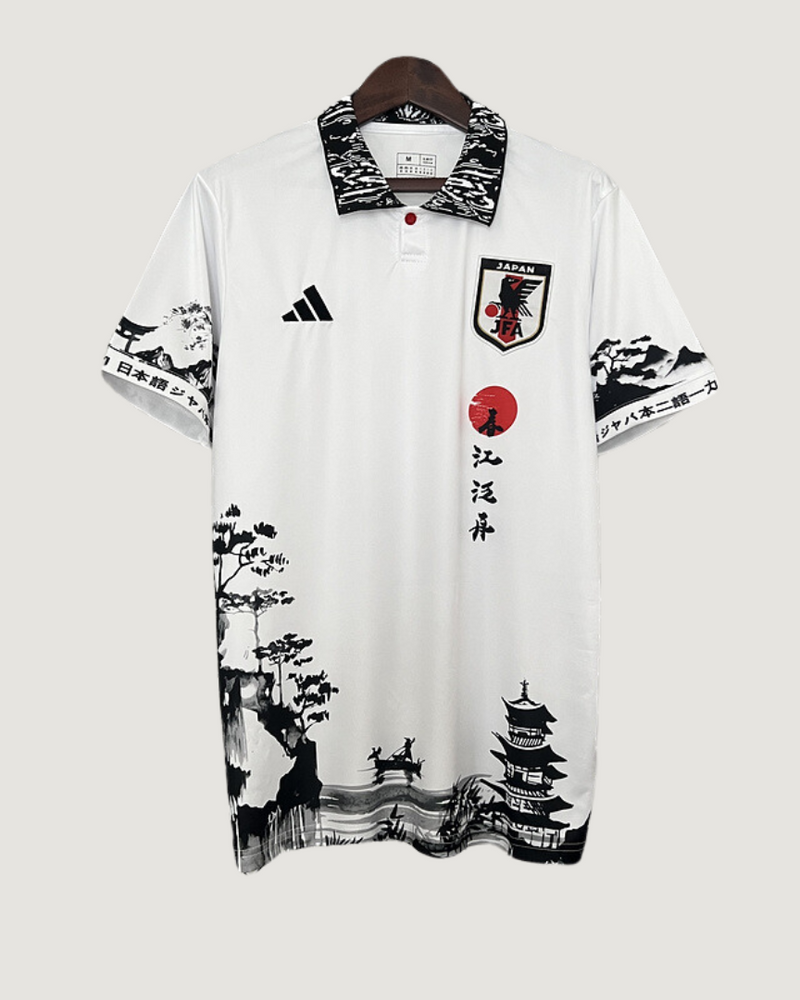 Japon - Maillot Concept - Blanc, Noir