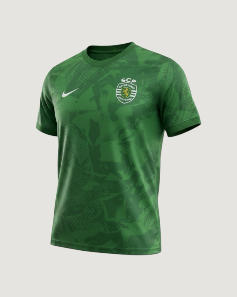 Sporting CP – Maillot Entraînement 2025-26 – vert, vert foncé
