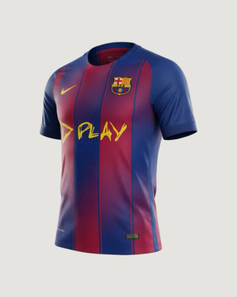 FC Barcelone – Maillot Domicile 2025/26 Version Joueur – Bleu, Rouge