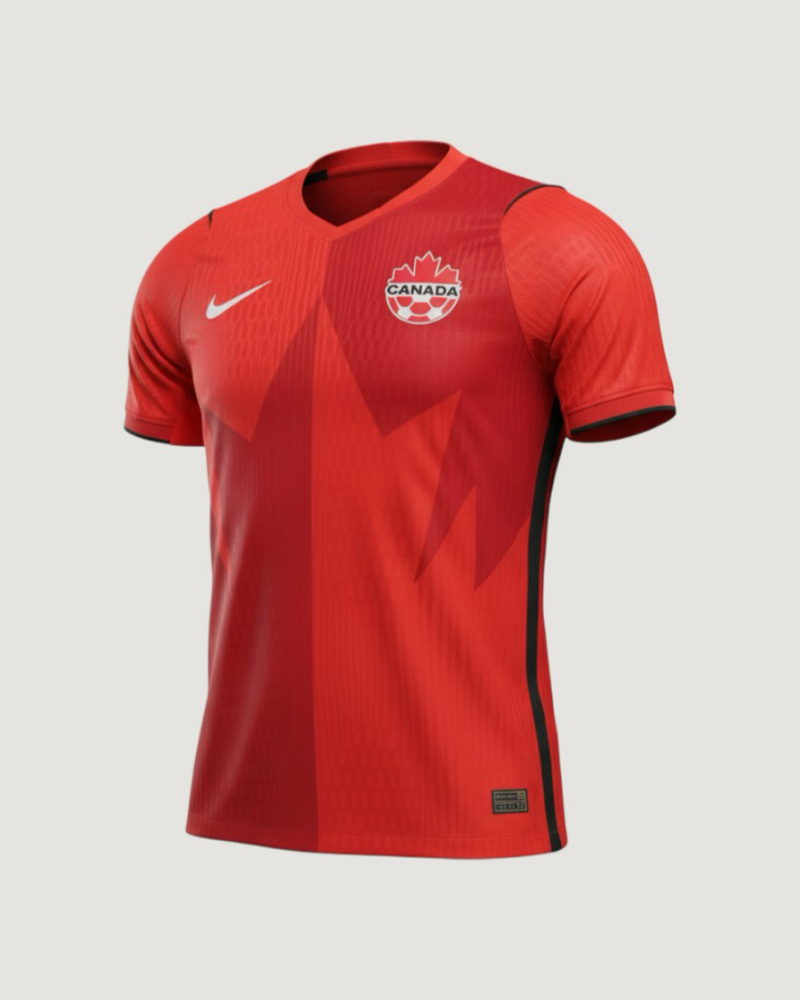 Canada – Maillot Domicile Coupe du Monde 2026 – Rouge, Blanc