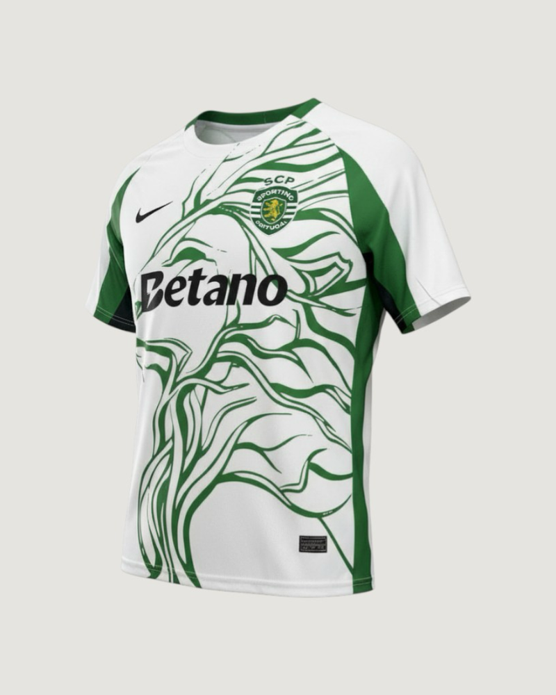 Sporting CP – Maillot Concept 2025-26 – blanc, vert