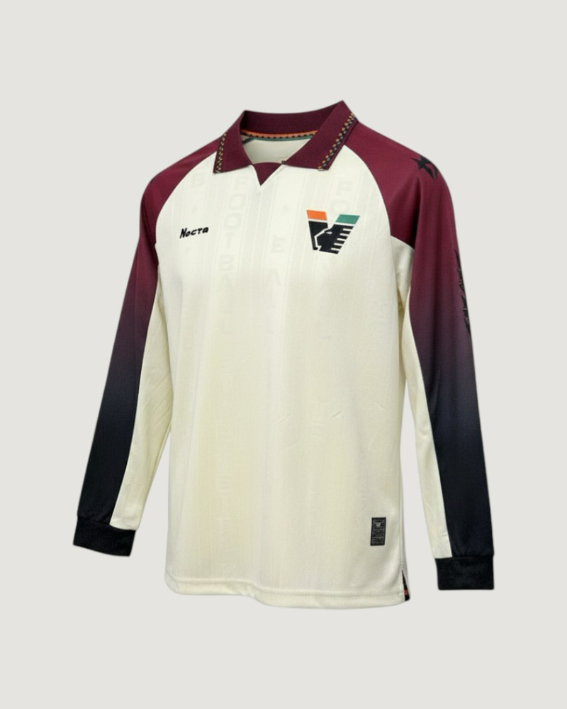 Venezia FC – Maillot Extérieur Manches Longues 2025-26 – crème