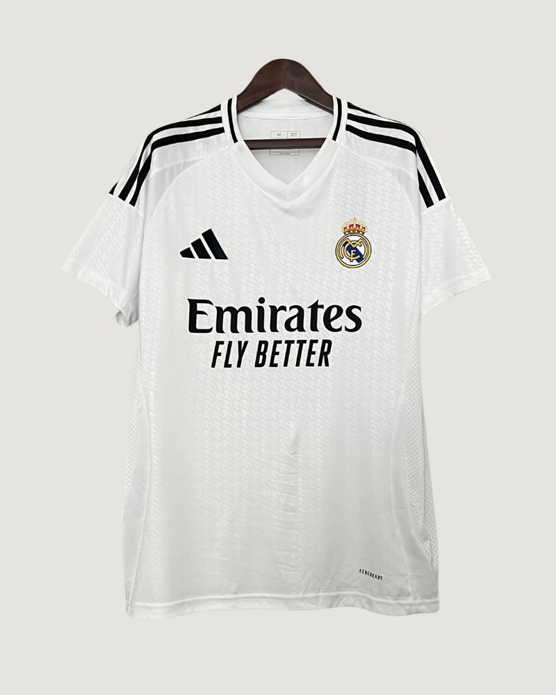 Real Madrid - Maillot Domicile 24/25 - Blanc / Noir ( Fan )