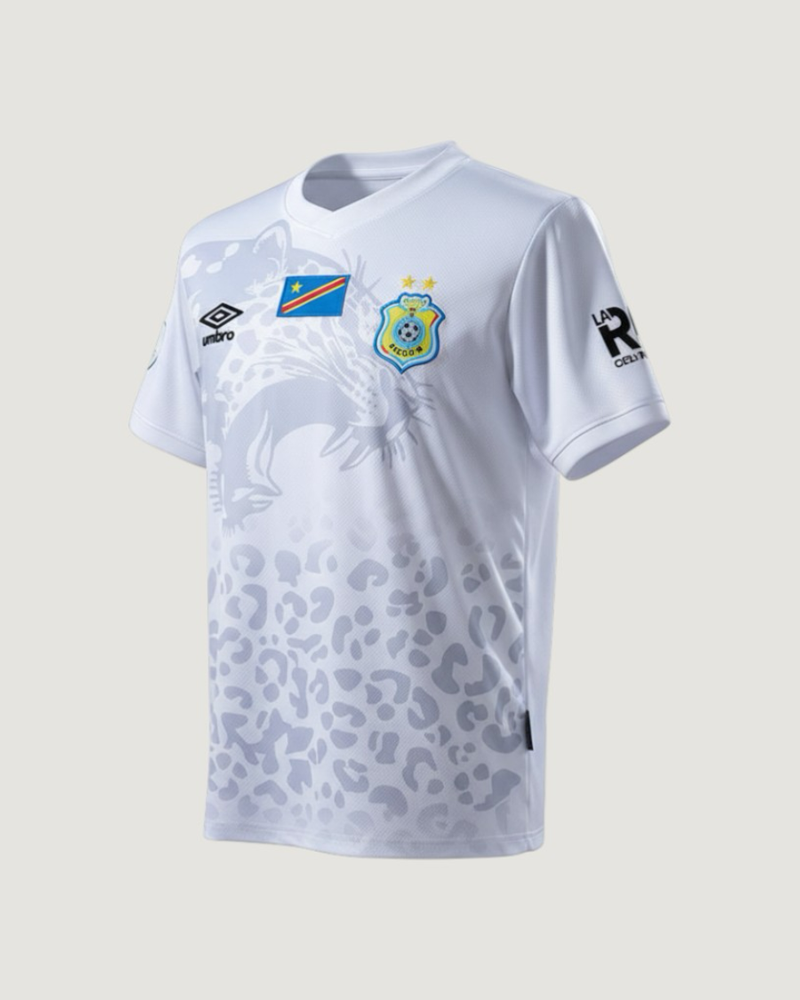 Congo – Maillot Domicile 2026 – Blanc, Gris