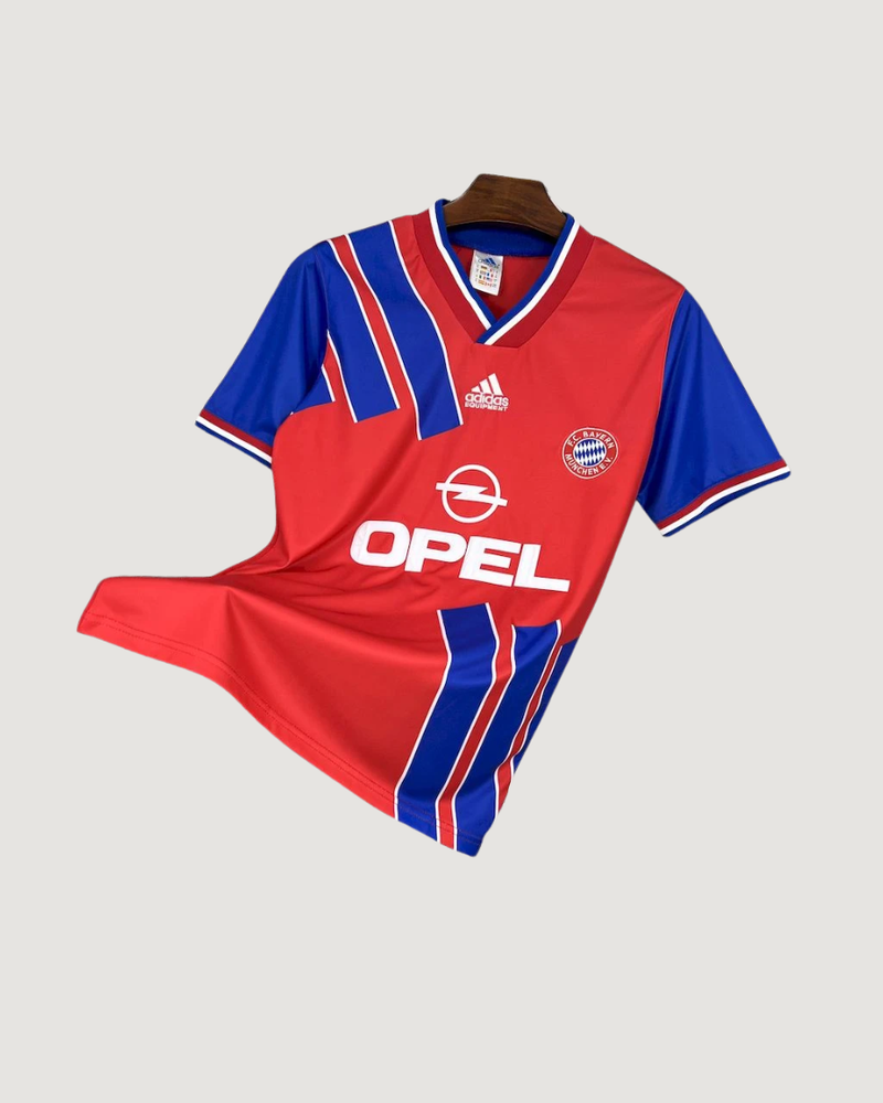 Bayern Munich – Maillot Retro 1993/95 – Rouge & Bleu