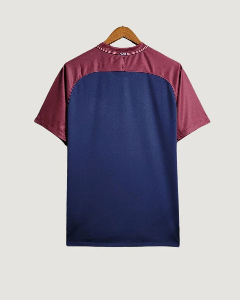 Paris Saint Germain - Maillot Rétro 17/18 - Bleu