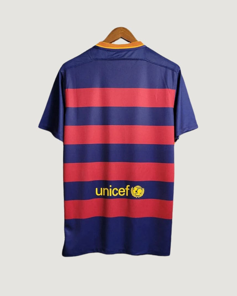 FC Barcelone - Maillot Rétro 15/16 - Bleu, Rouge