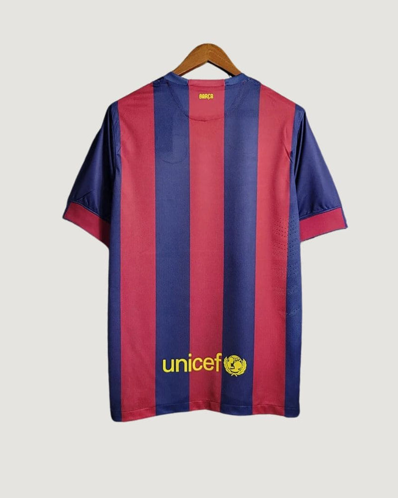 FC Barcelone - Maillot Rétro 14/15 - Bleu, Rouge