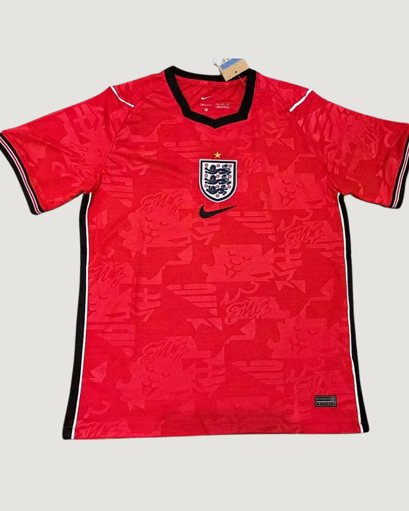 Angleterre – Maillot Extérieur Coupe du Monde 2026 – Rouge & Noir