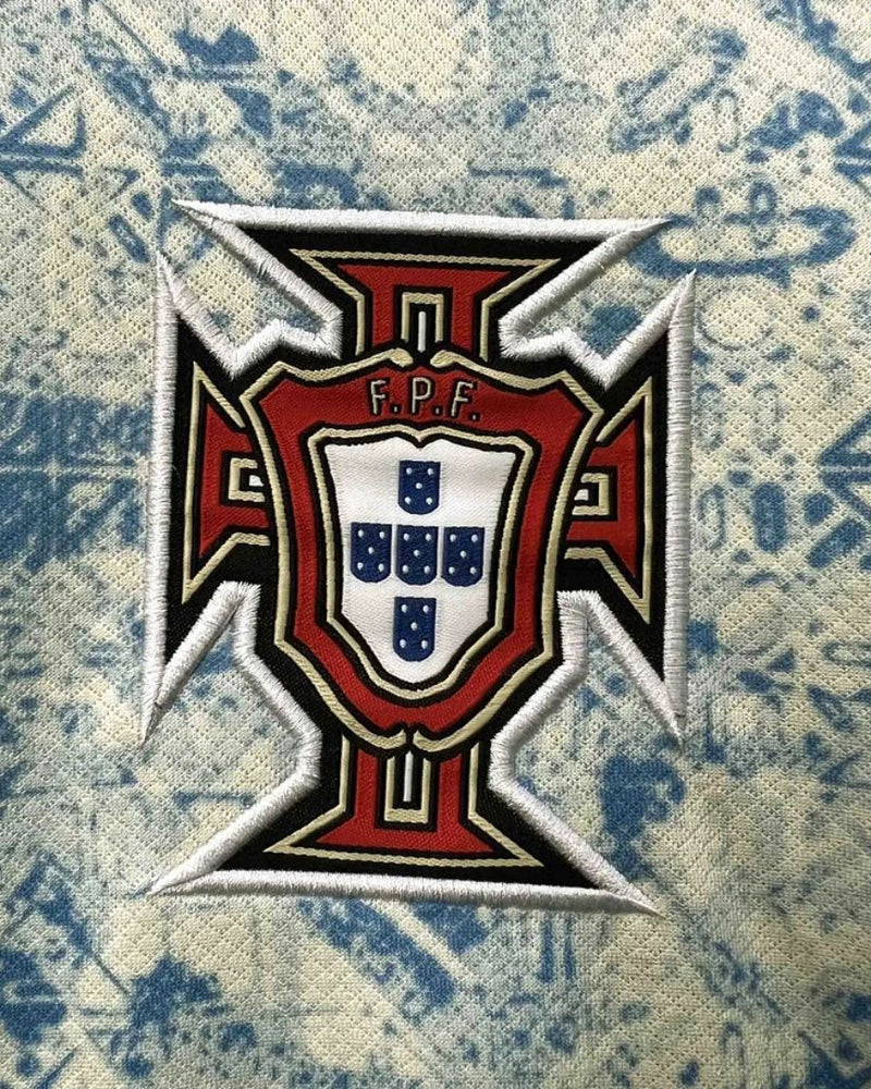 Portugal - Maillot Extérieur 24/25 - Blanc,Bleu