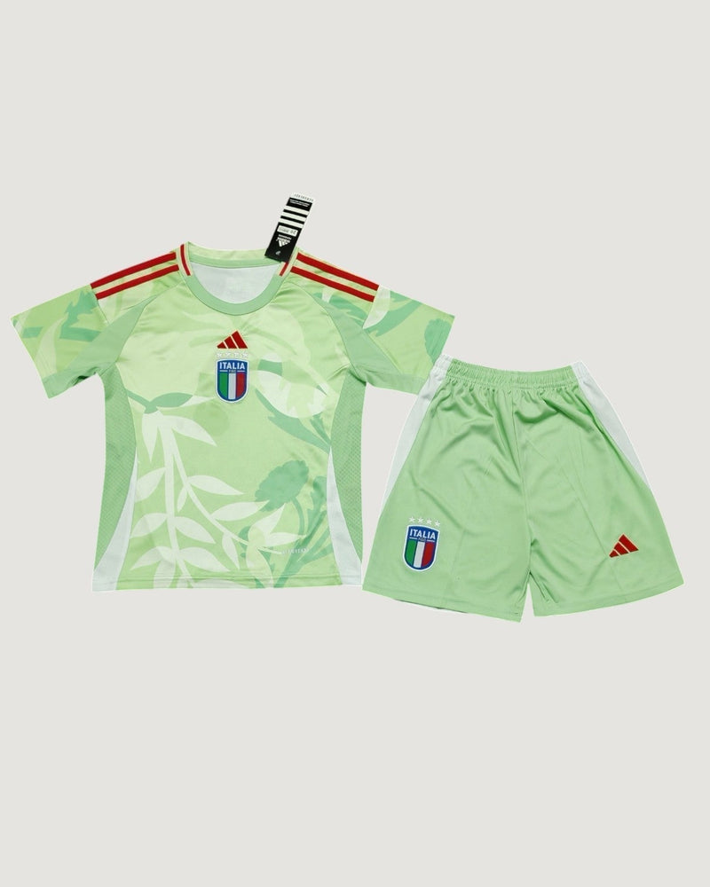 Italie – Maillot Quatrième Extérieur Enfant 25/26 – Vert