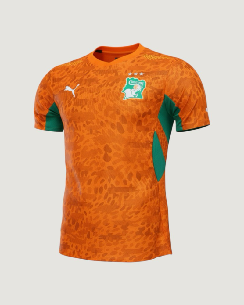 Côte d’Ivoire – Maillot Domicile Coupe du Monde 2026 – Orange Officiel