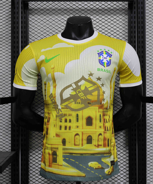 BRÉSIL MAILLOT CONCEPT 2025 JAUNE