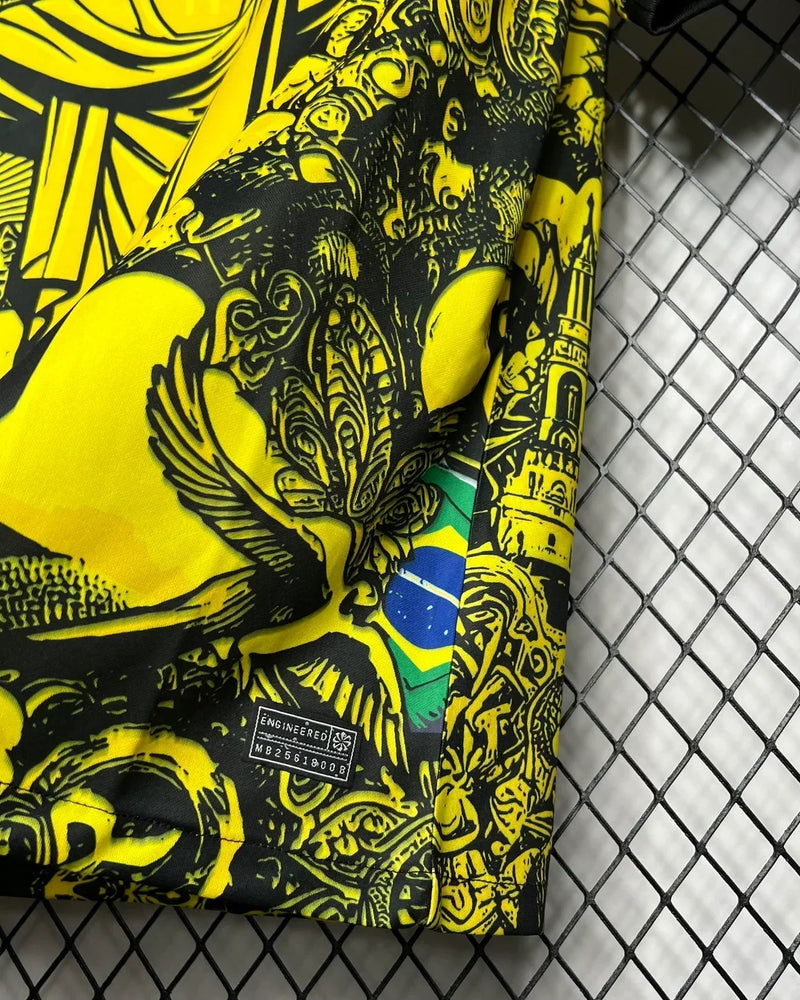 BRÉSIL MAILLOT CONCEPT 2024 JAUNE