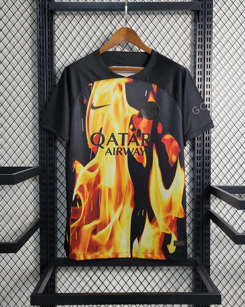 PARIS SAINT GERMAIN MAILLOT CONCEPT 2023/2024 FEU FLAMMES