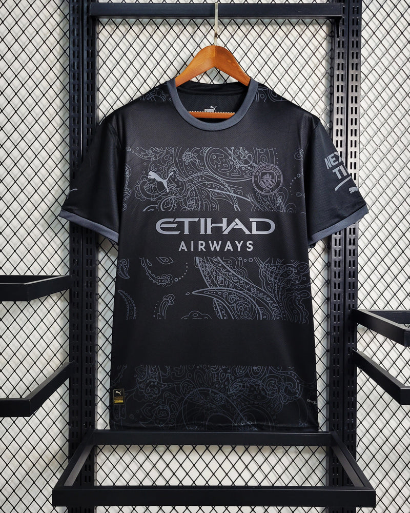 MANCHESTER CITY MAILLOT CONCEPT NOIR 2023 2024