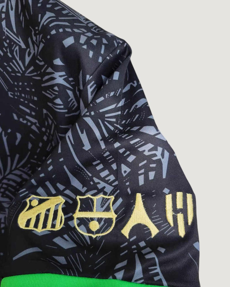 Brésil – Maillot Concept – Noir, Gris, Doré