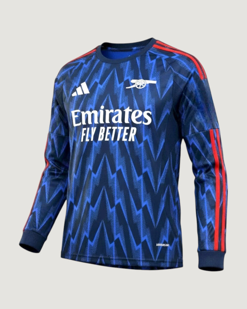 Arsenal – Maillot Extérieur Manches Longues 2025/26 – Bleu marine