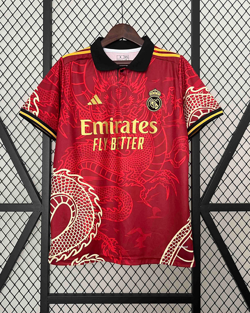 2024/25 MAILLOT REAL MADRID CONCEPT DRAGON ROUGE