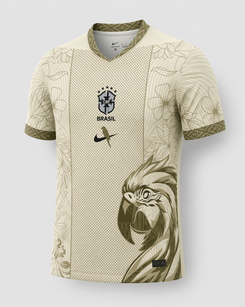 Brésil – Maillot Concept Oiseau 25/26 – Or
