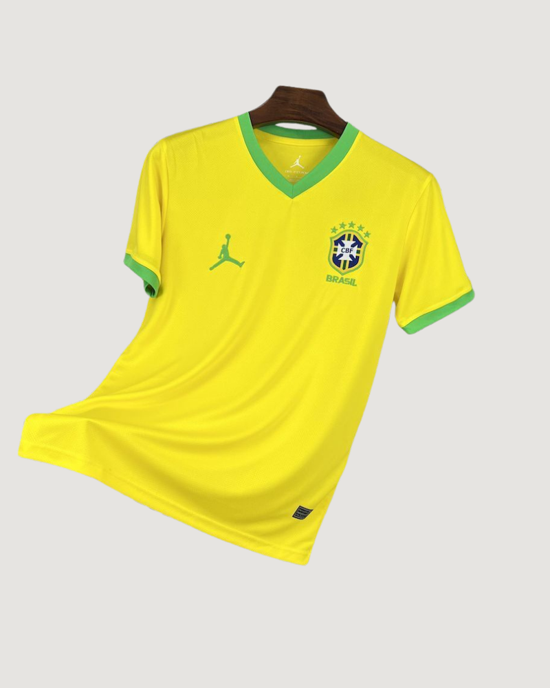 Brésil – Maillot Édition Spéciale 2025/26 – Jaune, Vert