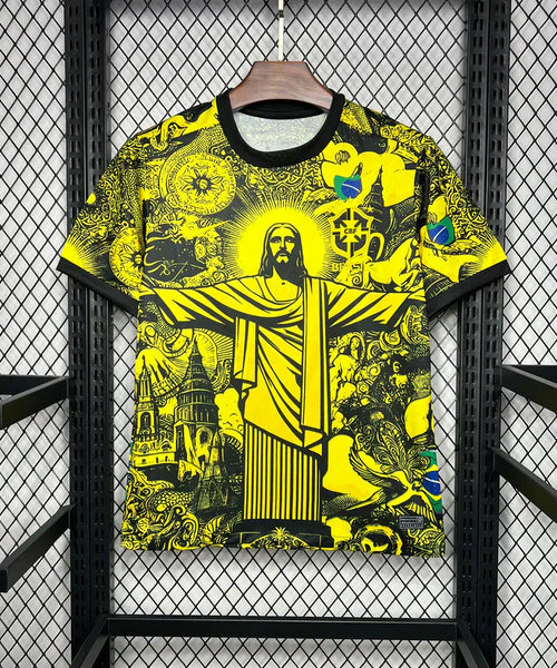 BRÉSIL MAILLOT CONCEPT 2024 JAUNE