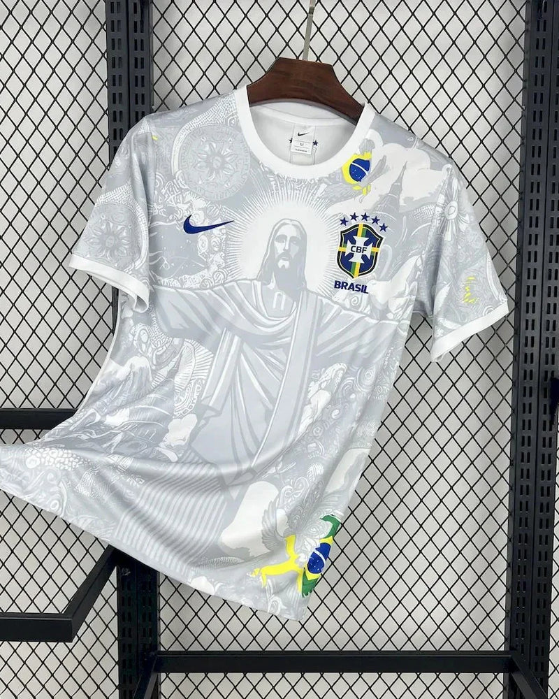 BRÉSIL MAILLOT CONCEPT 2025 CHRIST BLANC