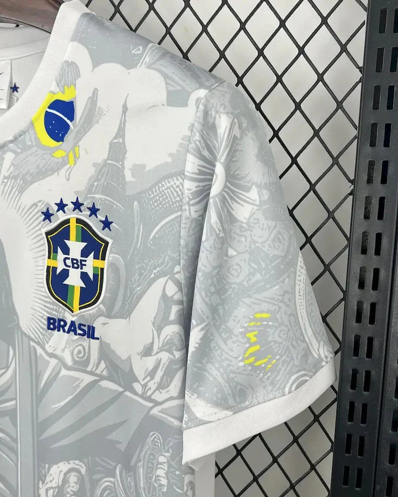 BRÉSIL MAILLOT CONCEPT 2025 CHRIST BLANC