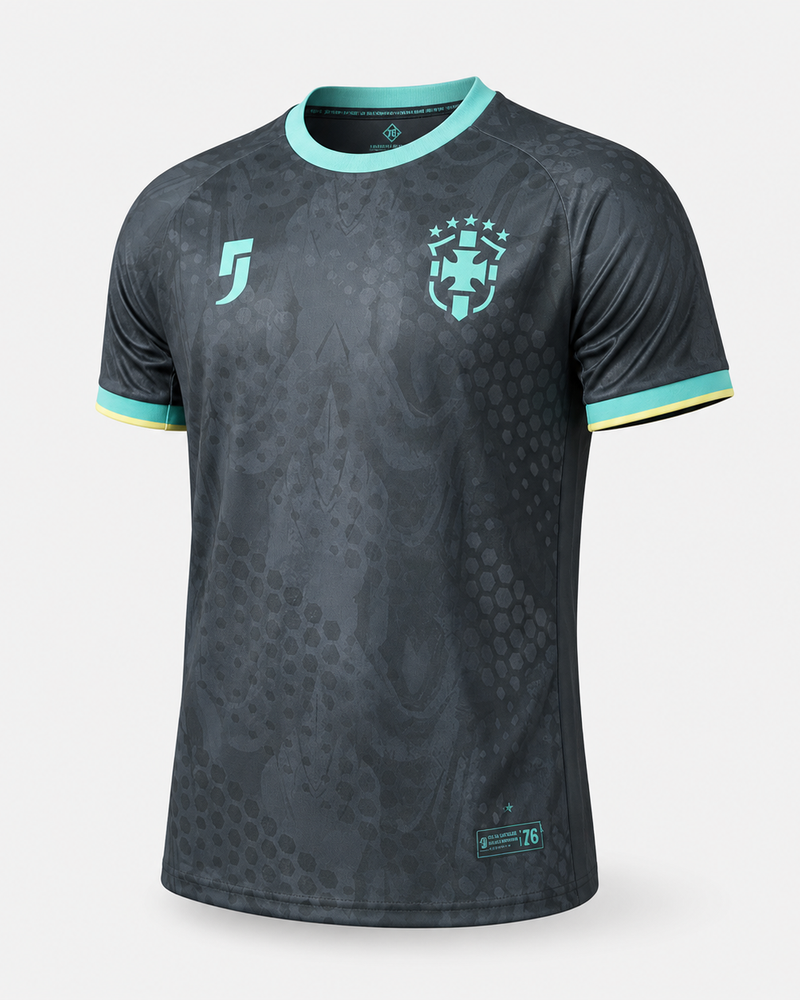 Brésil – Maillot Concept 26/27 – Gris/Bleu