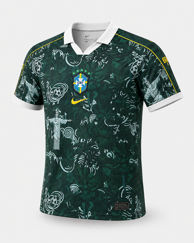 Brésil – Maillot Édition Joga Bonito - Vert / Blanc