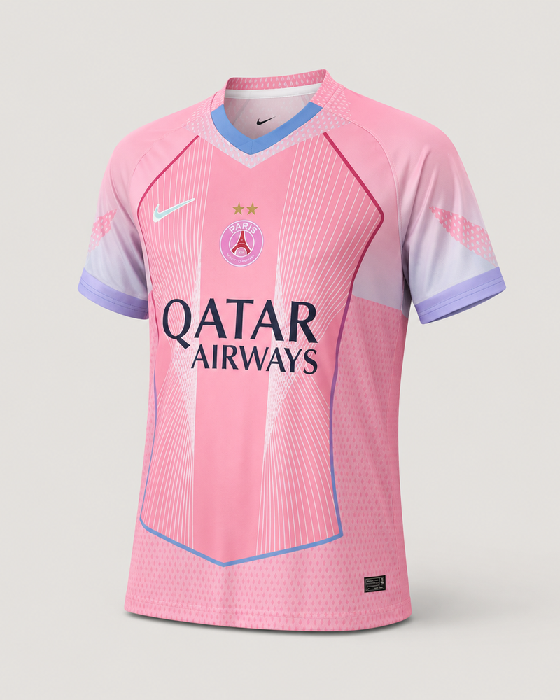 Paris – Maillot Concept 26/27 - Rose / Rouge (2 étoiles)