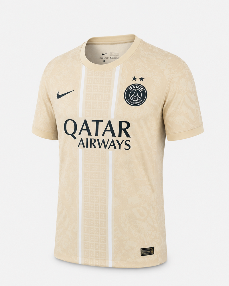 Paris – Maillot Concept 25/26 - Beige/Noir (2 étoiles)