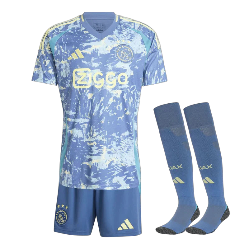 KITS ENFANT/ JUNIOR AJAX AMSTERDAM EXTÉRIEUR 2024/2025