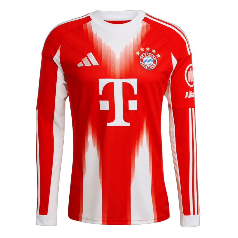 Maillot Bayern Munich Domicile Manches Longues Homme 2025 2026 Rouge