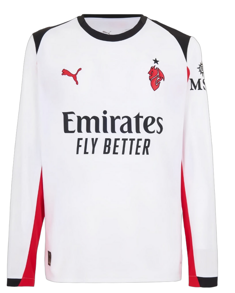 MAILLOT AC MILAN EXTERIEUR MANCHES LONGUES 2025/2026