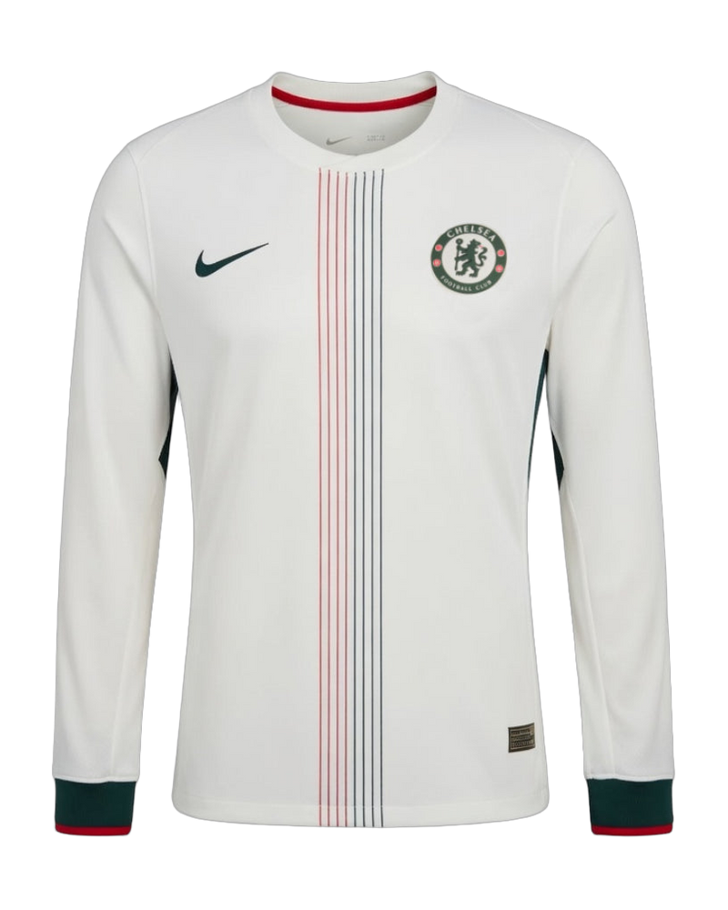 MAILLOT CHELSEA EXTERIEUR MANCHES LONGUES 2025/2026